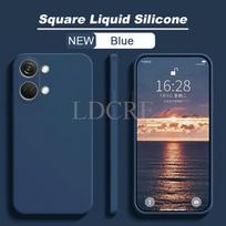 For Oneplus Nord 3 Case Liquid Silicone Coque Cover Oneplus Nord 3 Cover TPU Rubber Protective Phone Case Oneplus Nord 3  Cover Oneplus Nord 3 mėlyna