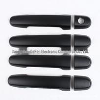 Fits 05-14 Toyota Hilux Vigo Matte Black Door Handle Stickers for Car Decoration. Single-hole Handle black