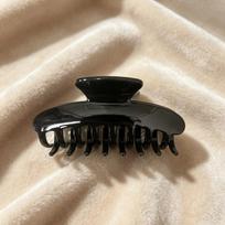 Morandi Color~ Ins Wind Blogger Model Grab Clip Large Disc Hair Clip Simple Back Head Shark Clip Hair Accessories black