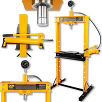 JCB Hydraulic Floor Workshop Press 12 Tons with Pressure Gauge