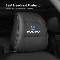 Odinė automobilio pagalvės užvalkalas Automobilio priedai Galvos atramos užvalkalas Volvo V60 V40 XC90 S60 C30 V70 S90 Anti-fouling apdailos pagalvės užvalkalas FF1 white