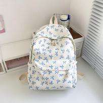 Schoolbag Japanese bow schoolbag female high school college lightweight backpack high value 1011 popular junior high school backpack rožinė