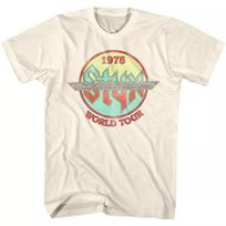 Styx Band Grand World Tour 1978 natural Color T Shirt  Unisex T-Shirt XL beige