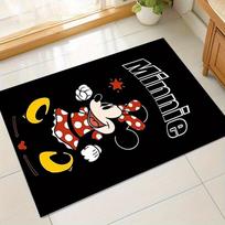 1pc. Minnie Mouse Inspired Home Decor Rug - Perfect for Living Room, Office, or Outdoor Use - Unique Gift Idea for Disney Loversz041033 60cm by 90cm white