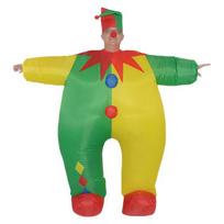Halloween Inflatable Clown Costume for Stage Performance, Party, and Fun Atmosphere One Size yellow
