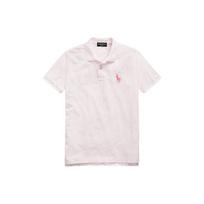 Polo Ralph Lauren Solid Color Embroidered Short Sleeve Polo Shirt Women tops Pink WMPOKNINN820627-650 L white