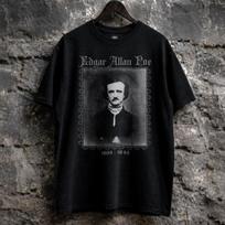 Edgar Allan Poe Shirt – Gothic Literature Dark Academia Graphic Tee 4XL black