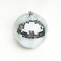 Mini Disco Party Dekoracija Kabantis Veidrodinis Rutulys Disco Rutuliukai Papuošalai gray