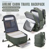 Ryanair Underseat Cabin Bag 40x20x25 Lightweight Travel Backpack Men Laptop Hand Luggage Casual Daypack žalia