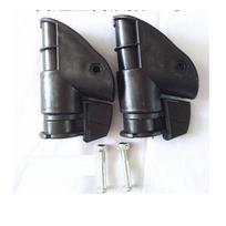 Juodos Sulankstomos Gulto Kėdės Priedai Plastikiniai 90*84mm/3.55*3.31  Plastikinis Metalinis Traukimo Žiedelis Fiksavimo Sagtis Sulankstomos Gulto Kėdės