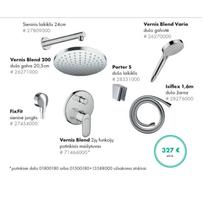 Potinkinis Hansgrohe dušo sistemos komplektas 7 in 1 chromas