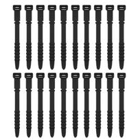 20 Pcs Silicone Cable Ties Cord Organizer Management Wrap Straps Easy to Use 1 juoda