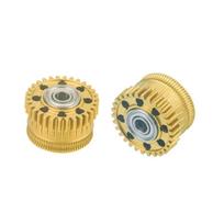 High Precisions 3D Printer Gear Set for K2 Plus Smooth Operation Metal Construction Reduces Printing Failures 1 beige