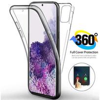 360 Degree Full Clear PC Case For Samsung Galaxy S25 Ultra S24 FE S23 Plus S22 S21 A36 A26 A56 Phone Dual Side Front Back Cover For A56 gryna