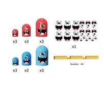 Fun Tic Tac Toe Game Set Colorful Plastic Board with Smiling Face Pieces, Portable Strategy Board Game for Families, Educational Family Game Night 1set black