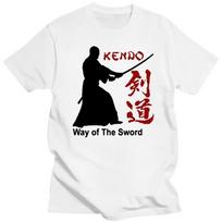 Funny Kendo Way of The Sword Japan Martial Art T Shirts Birthday Gift Graphic Streetwear Short Sleeve Father Day Husband T-shirt S įvairiaspalvis