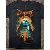Vyriški Dogma Time to Be Free 2025 Tour Koncertiniai Marškinėliai Tvirti Metalinės Grupės Prekės su Datomis Laisvalaikio Apvalus Kaklas Visų Sezonų Dėvėjimui Skalbiami Mašinoje L juoda