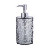 300/400ML Bangų skysto muilo dozatorius Šampūno, kūno prausimosi, rankų prausimosi, dušo želės, veido prausiklio talpykla Vonios kambario daugkartinio naudojimo tuščias spaudžiamas pumpuojamas buteliukas L Round gray