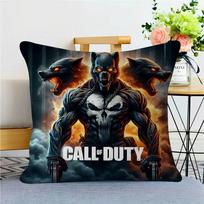 Game C-Call-Of-Duty Personalized Pillow Cover Kids Bedroom Wild Party Decor Pillowcase Kid Birthday Shower Gift 12x12Inch gray