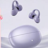 Edifier Lolli Clip AI Smart Open-Ear Bluetooth Ear-Clip Headphones violetinė