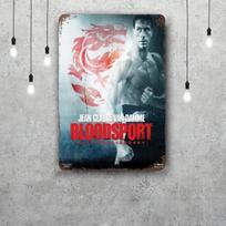 Van damme aktorius Senoviniai metaliniai skardiniai ženklai Plakatai Dekoras Retro metalinė plokštelė Sienos meno dekoras Garažui Barui 20x30cm（7.8x11.8inch） gray