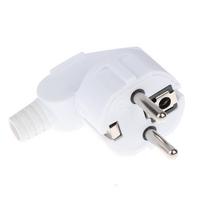 Eu Plug Adapter 16A Male Replacement Outlets Rewireable Schuko Electeical Socket Europe Euro Connector For Power Extension Cable black
