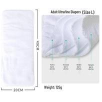 Neperšlampamos suaugusiųjų kelnaitės nuo šlapimo nelaikymo su medvilniniu spaudukų užsegimu Used with Adult Diapers white