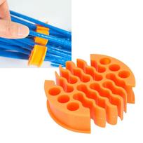 Gray Network Cable Organizer Orange Cable Organizing Tool Cable Management Tool  Cable Dressing oranžinė