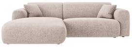 Kampinė sofa Cosmopolitan Design Nolio Haga 30, beige melange sp., kairinė, 170 x 235 cm x 72 cm