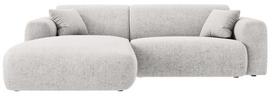 Kampinė sofa Cosmopolitan Design Nolio Haga 06, šviesiai pilka sp., kairinė, 170 x 235 cm x 72 cm