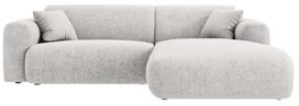 Kampinė sofa Cosmopolitan Design Nolio Haga 06, šviesiai pilka sp., dešininė, 170 x 235 cm x 72 cm