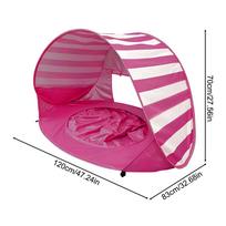 Pop-up Beach Sun Shelter Beach Tent UV protection UPF 50 Beach sunshade Pool Outdoor Shade Tent Picnic garden beach sunshade raudona