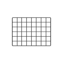 Juoda Nuotraukų Sienos Tinklelio Lentyna Metalinis Augintinio Žaidimų Aptvaro Skydelis Augintinių Narveliams, Lentynoms ir Spintelėms 40*30cm gray