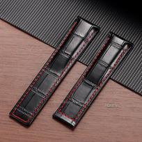 20mm 22mm 24mm for TAG Heuer Leather Watchband Blue Brown Black Red Bracelet Cowhide Leather Women Men Watch Strap Accessories 22mm&no logo gray