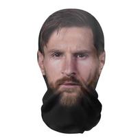 European American Skull Eagle Wolf Full Face Mask Kobe James Mock Hat unisex 3D Bandana Face Cover Head Scarf Headband Headwear gray