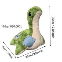 Non-Toxic New Apex Legends Nessie Plush Toy Cartoon Animal Soft Plushie Stuffed Collection Figure Doll For Children Birthday Gift 25Cm beige