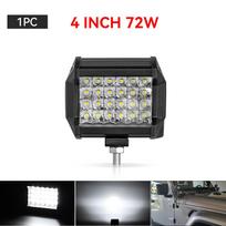 12V LED Work Light Bar Offroad Spot Flood Combo LED Light Bar Work Light For Truck Car SUV ATV UTV 4WD Accessorie LED Headlight black