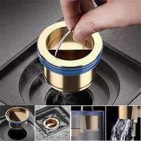 2 Pack Brass Backflow Preventer Core Rapid Drainage Drain Stopper Deodorizing Core  Utility Room auksas