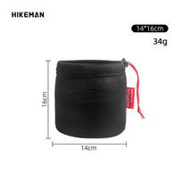 Multi Portable Camping Bottle Pot Pan Carrier Pouch Kitchen Cookware Storage Bag Mesh Drawstring Bags for camping picnic Cook black