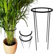 Gėlių augalų atrama žiedinė apkaba lankas atrama žiedas 2in1 l 50cm