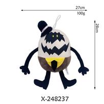 New Hazbin El Plush Vox Plushies Cartoo Figures Anime Dolls Plushies Stuffed Doll Peripherials Kid Toys Birthday Gifts black