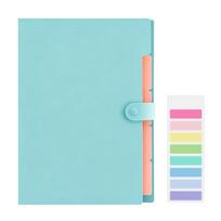 5-Pocket Expandable Accordion File Folder with Labels - Cute Document for Home School Work One Size