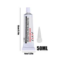 Tent Seam Sealer Waterproof 50ml Outdoor Shelter Sealant Glue Flexible Tent Sealant for Backyard Patio Camping Hiking Outdoor white