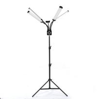 Flexible 4 Arms LED Video Light 3200K 5600K Dimmable Photography Fill Light for Live Streaming Black US Plug juoda