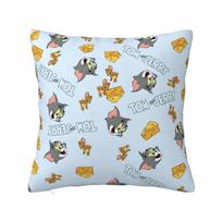 Individualus prabangus Disney animacijos Tom and Jerry pagalvės užvalkalas Poliesteris Amerikietiškas animacinis pagalvės užvalkalas Miegamojo dekoravimas 12x12Inch white