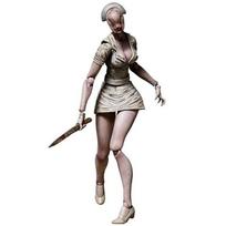 Nauja Figma Silent Hill 2 figūrėlė Raudonasis Piramidės Veidas Figma Sp055 Burbulinės Galvos Slaugytoja Sp061 Veiksmo figūrėlė PVC Kolekcionuojamas modelis Lėlė Žaislas With box gray