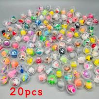 1/32mm Transparent Twisted Egg for Mini Claw Machine Toys Cute Animal Plush Dolls Kids Arcade Gift white