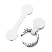 100pcs Jewelry Price Tags Sticker Label for Necklace Ring Earrings Repair Card Small Business Display Packaging Material white
