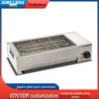 Elektriniai be dūmų vidiniai kepsninės griliai iešmeliams, austrėms ir be glitimo kepimui 120cm Thickened Grill gray