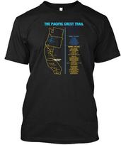 Pacific Crest Trail Thru Hiking Gift For Men And Women T-Shirt Made In USA S-5XL S įvairiaspalvis